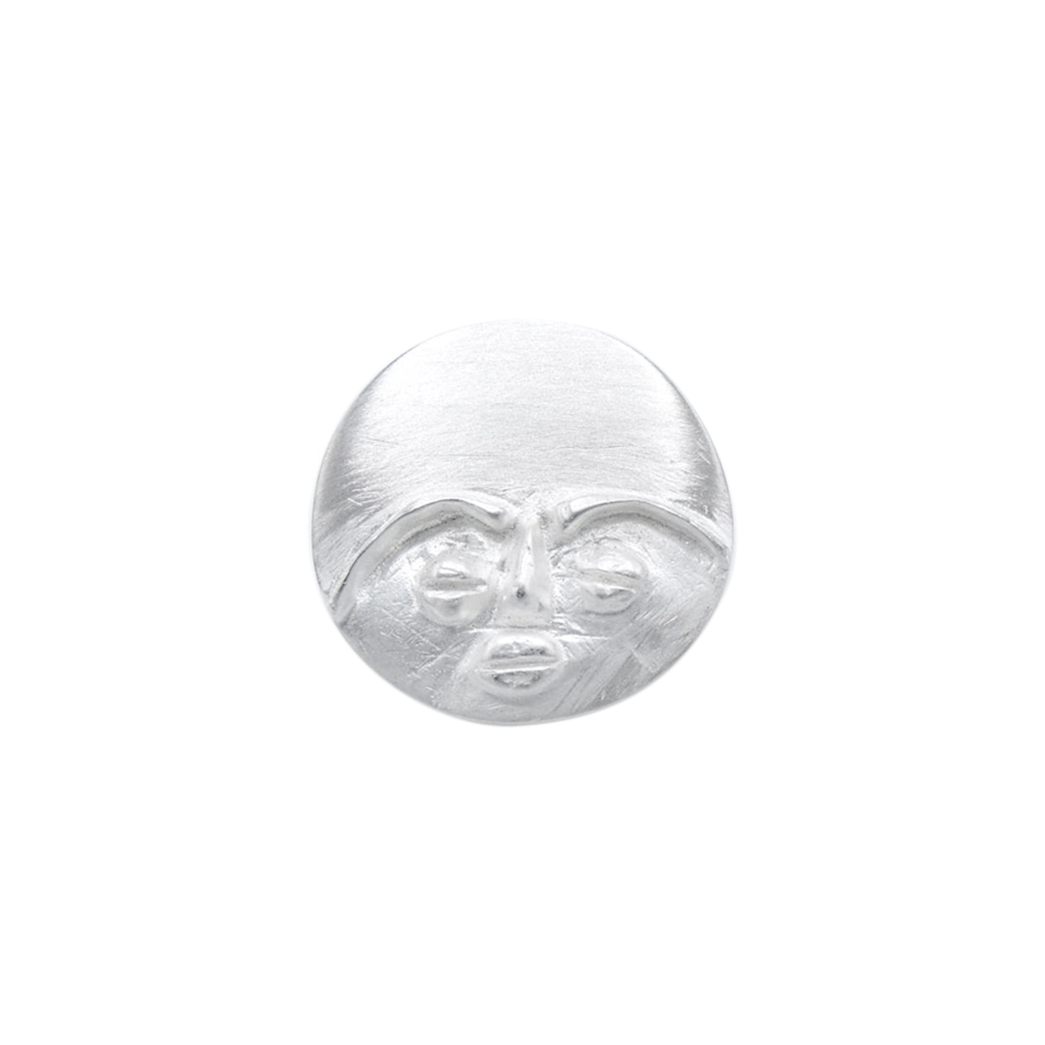 Recycled Sterling Silver Akua maa Ear Stud